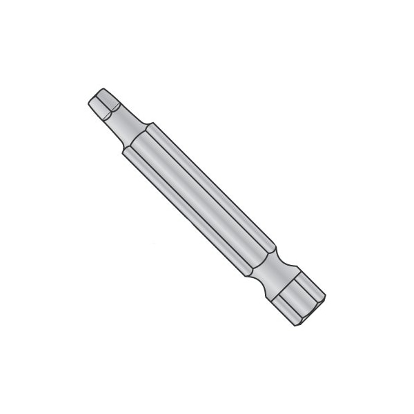 Newport Fasteners 3 X 1 15/16 X 1/4 Square Recess Power Bit/Point Size: No 3/Length 1 15/16/Shank: 1/4, 100PK 793209 - main